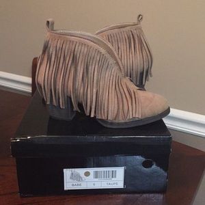 Brand New Mata Fringe Booties